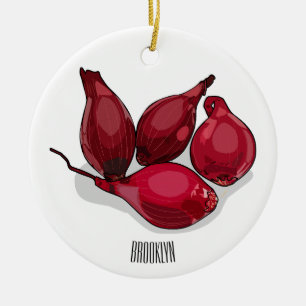 Adorno De Cerámica Ilustracion personalizado de Shallot