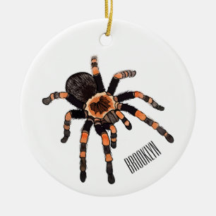 Adorno De Cerámica Ilustracion personalizado de Tarantula