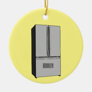 Adorno De Cerámica Ilustracion personalizado frigorífico de puerta fr