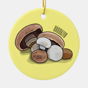 Adorno De Cerámica Ilustracion personalizado hongo
