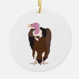Adorno De Cerámica Ilustracion Vulture Bird