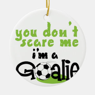 Adorno De Cerámica Im A Goalie