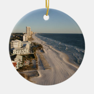 Adorno De Cerámica Imagen de la Florida de la playa de ciudad de
