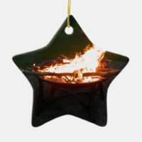 Imagen de la hoguera del hoyo del fuego