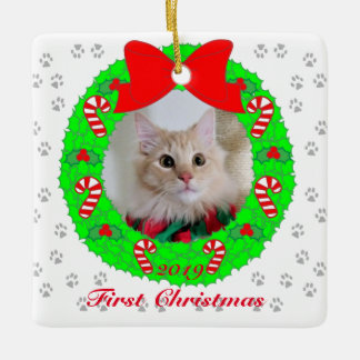 Adorno De Cerámica Imagen de vacaciones en blanco