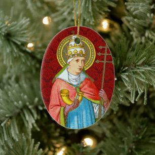 Adorno De Cerámica Imagen duplicada del Papa San Cornelio (SAU 042)