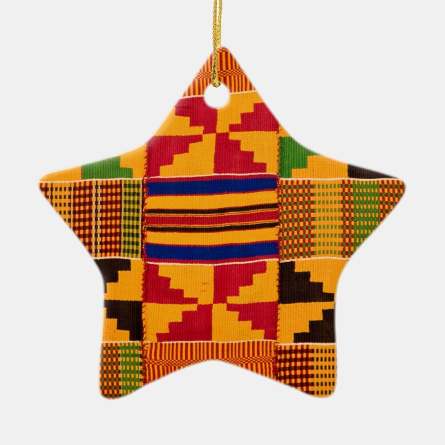 Adorno De Cerámica Impresión africana (Frente)