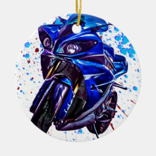 Adorno De Cerámica Impresión artística de Yamaha YZF R1