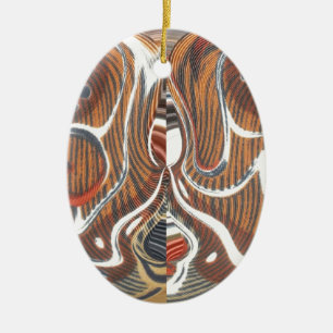 Adorno De Cerámica Impresión de arte abstracto africano