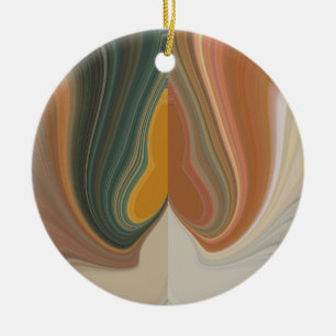 Adorno De Cerámica Impresión de arte abstracto retro