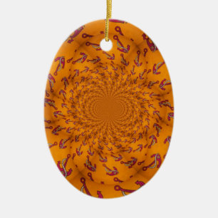 Adorno De Cerámica Impresión de arte de ancla Kaleidoscope