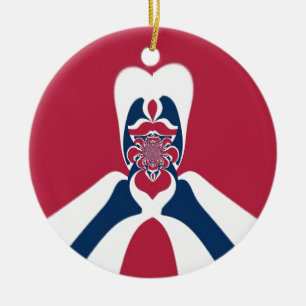 Adorno De Cerámica Impresión de arte de E.T. asombrosa