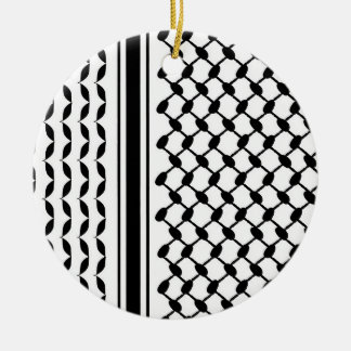 Adorno De Cerámica Impresión de Keffiyeh