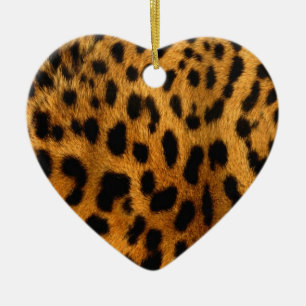 Adorno De Cerámica Impresión de leopardo
