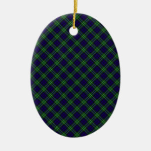 Adorno De Cerámica Impresión diseñada tartán del clan de Allan