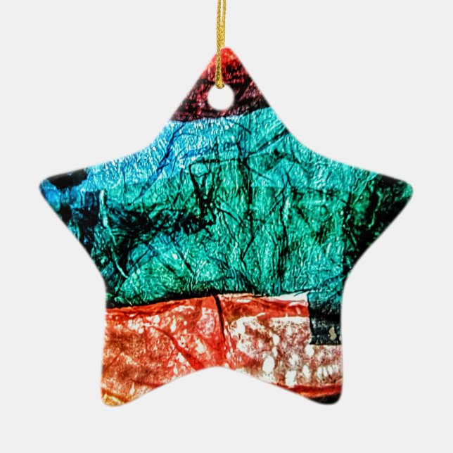 Adorno De Cerámica Impresión fotográfica de plástico reciclada con ad (Frente)