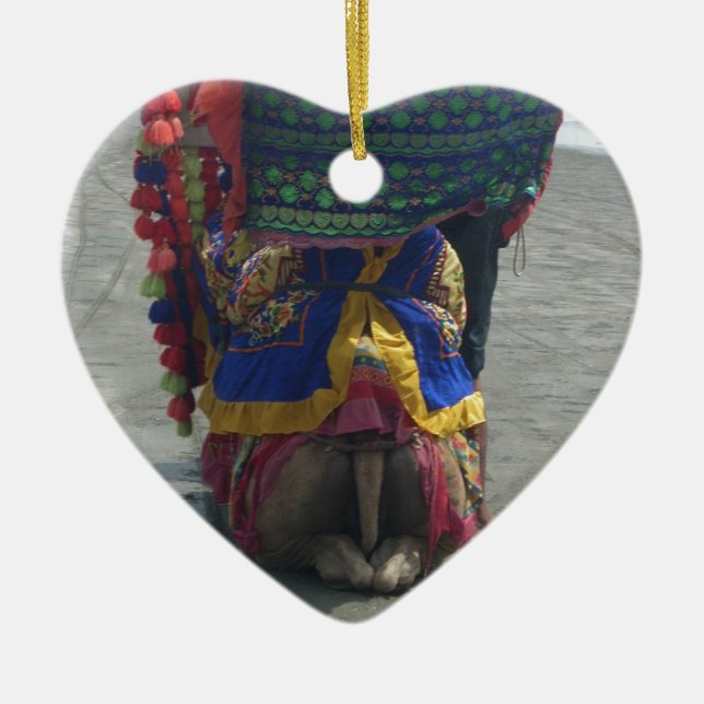 Adorno De Cerámica Impresión/gráfico de arte capilar caprichoso (Frente)