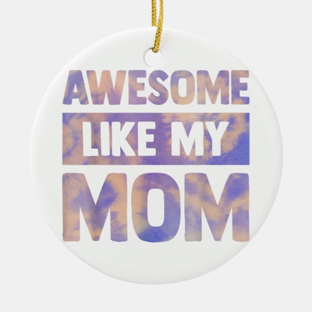 Adorno De Cerámica Impresionante como mi madre haciendo pareja con la (Frente)