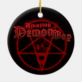 Adorno De Cerámica Impresionante Demon Boy Pentagram