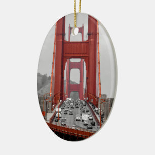 ADORNO DE CERÁMICA ¡IMPRESIONANTE! GOLDEN GATE BRIDGE CALIFORNIA EE.U