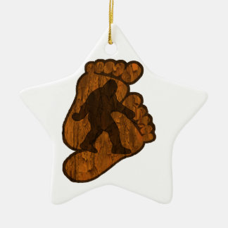 Adorno De Cerámica Impresiones de Bigfoot