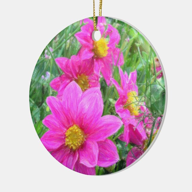 Adorno De Cerámica Impresiones de Cosmos. (Izquierda)