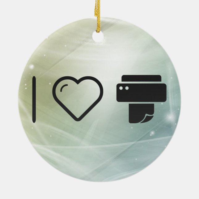 Adorno De Cerámica Impresora de papel Guay (Atrás)