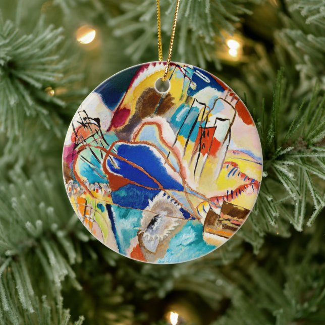 Adorno De Cerámica Improvisación 30 (Cannones) por Wassily Kandinsky (Árbol)