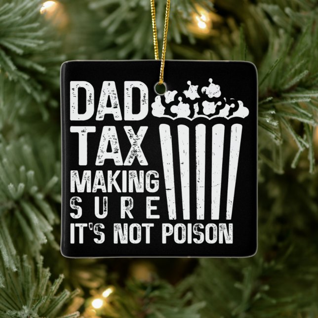 Adorno De Cerámica Impuestos a los papás para asegurarse de que no es (Árbol)