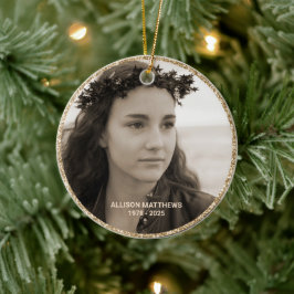 Adorno De Cerámica in Loving Memory Photo Wings Memorial