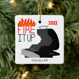 Adorno De Cerámica Incendiar las llamas y parrilladas personalizadas