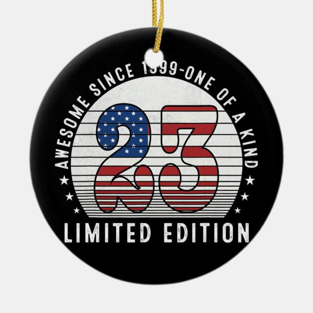 Adorno De Cerámica Increíble desde 1999 23 años de edad 23 años (Frente)