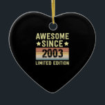 Adorno De Cerámica Increíble desde el cumpleaños 2003<br><div class="desc">1</div>