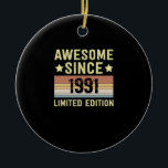 Adorno De Cerámica Increíble desde el cumpleaños de 1991<br><div class="desc">1</div>