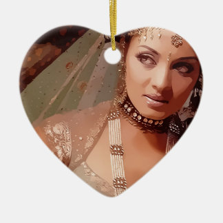 Adorno De Cerámica Indian bride