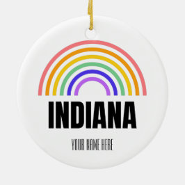 Adorno De Cerámica Indiana - Atletismo - Universidad de Purdue