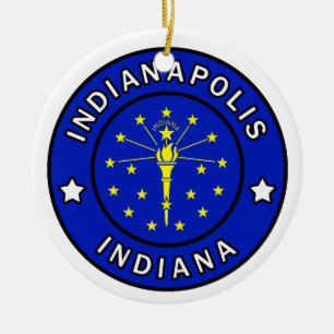 Adorno De Cerámica Indianapolis Indiana