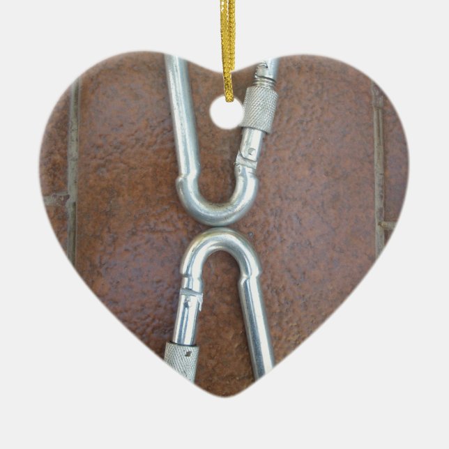 Adorno De Cerámica Infinidad plateada (Frente)