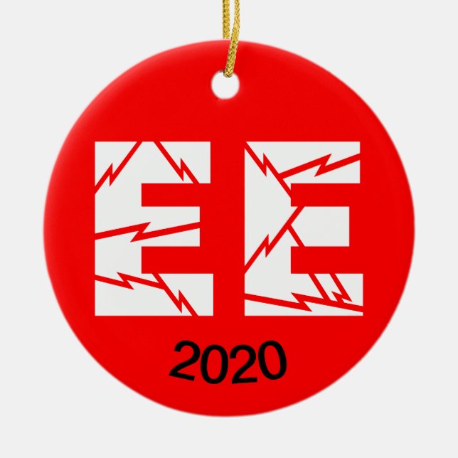 Adorno De Cerámica Ingeniería eléctrica EE cargada (Frente)