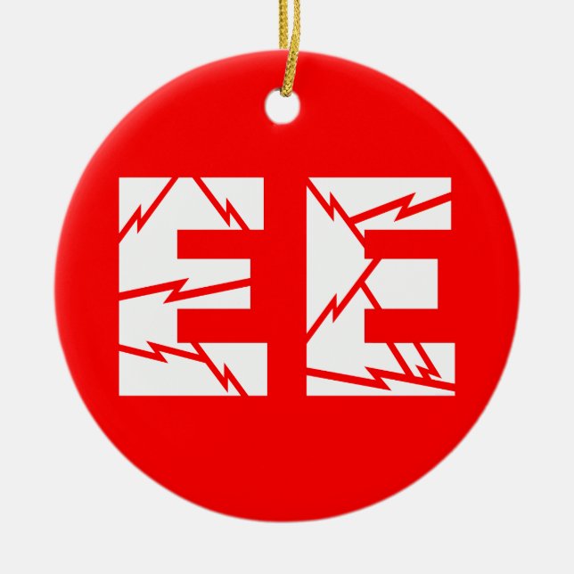 Adorno De Cerámica Ingeniería eléctrica EE cargada (Frente)