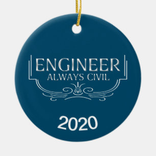 Adorno De Cerámica Ingeniero civil de siempre