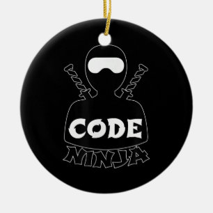 Adorno De Cerámica Ingeniero de Codificación Informática de Code Ninj