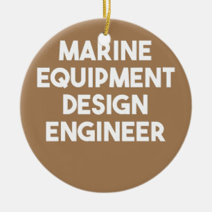 Adorno De Cerámica Ingeniero de diseño de equipos marinos