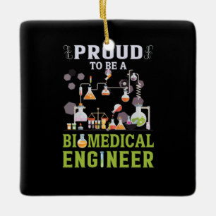Adorno De Cerámica Ingeniero Orgulloso De Ser Ingeniero Biomédico