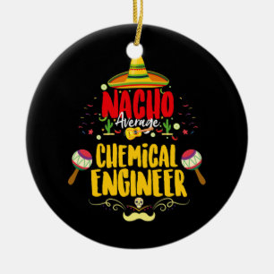 Adorno De Cerámica Ingeniero químico mexicano promedio de Nacho Cinc