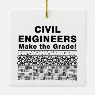 Adorno De Cerámica Ingenieros Civiles Aprueban