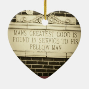 Adorno De Cerámica Inglés antiguo de la regla de oro