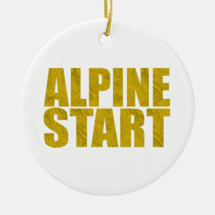 Adorno De Cerámica Inicio alpino (Topo)