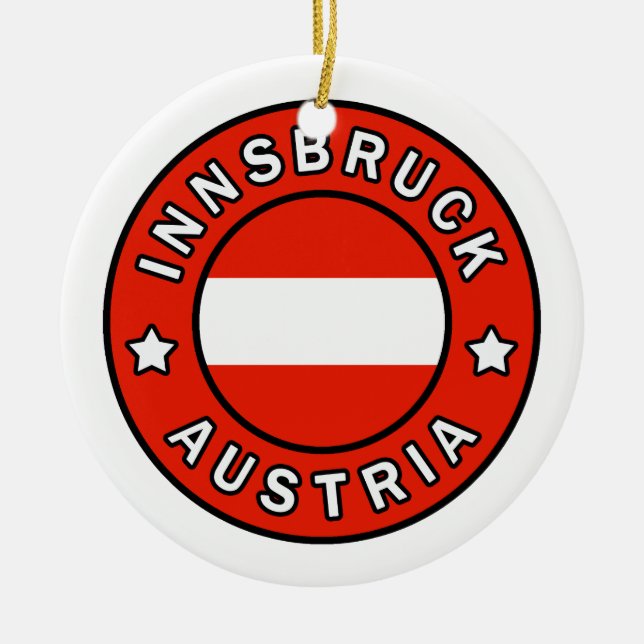 Adorno De Cerámica Innsbruck Austria (Frente)