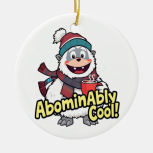 Adorno De Cerámica Inominable Guay Winter Yeti Design